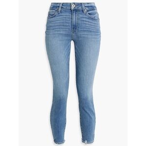 Paige Hoxton Crop High Rise Skinny Jeans